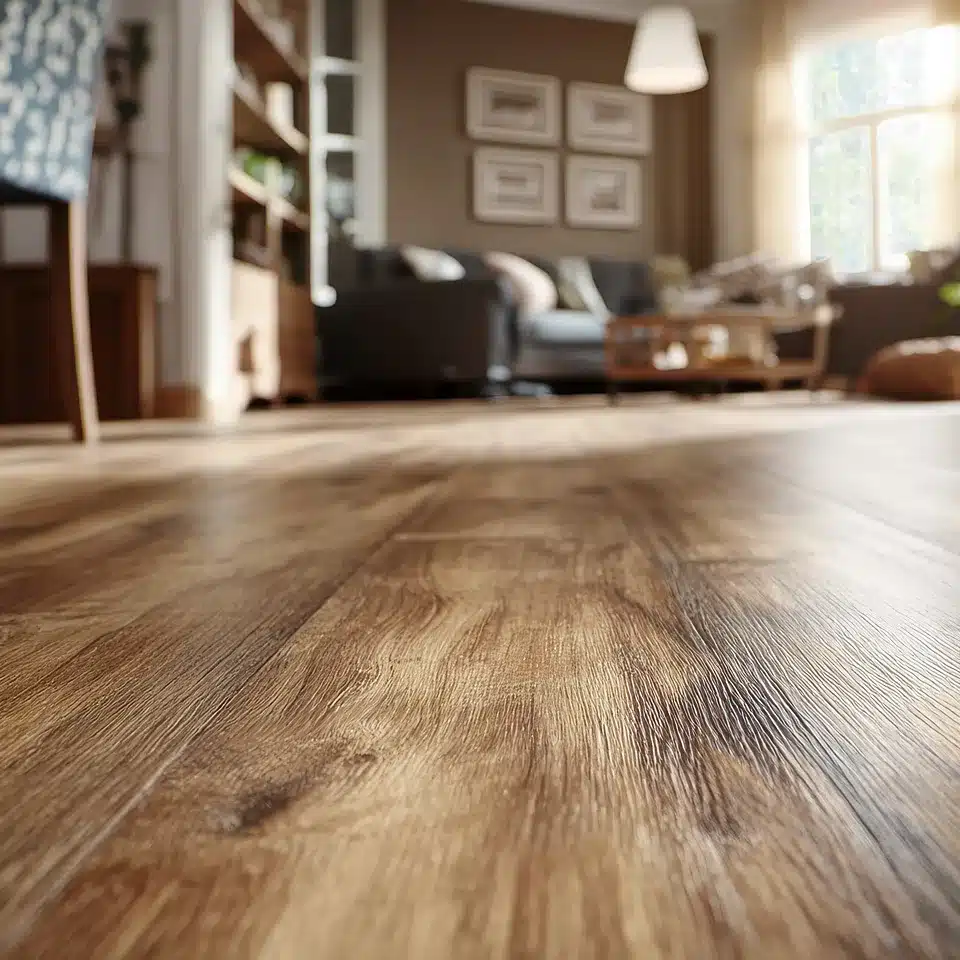 Geölte Dielen mit hervorgehobener Maserung und natürlicher Holzstruktur im Wohnraum